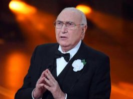 Pippo Baudo tutti in lacrime
