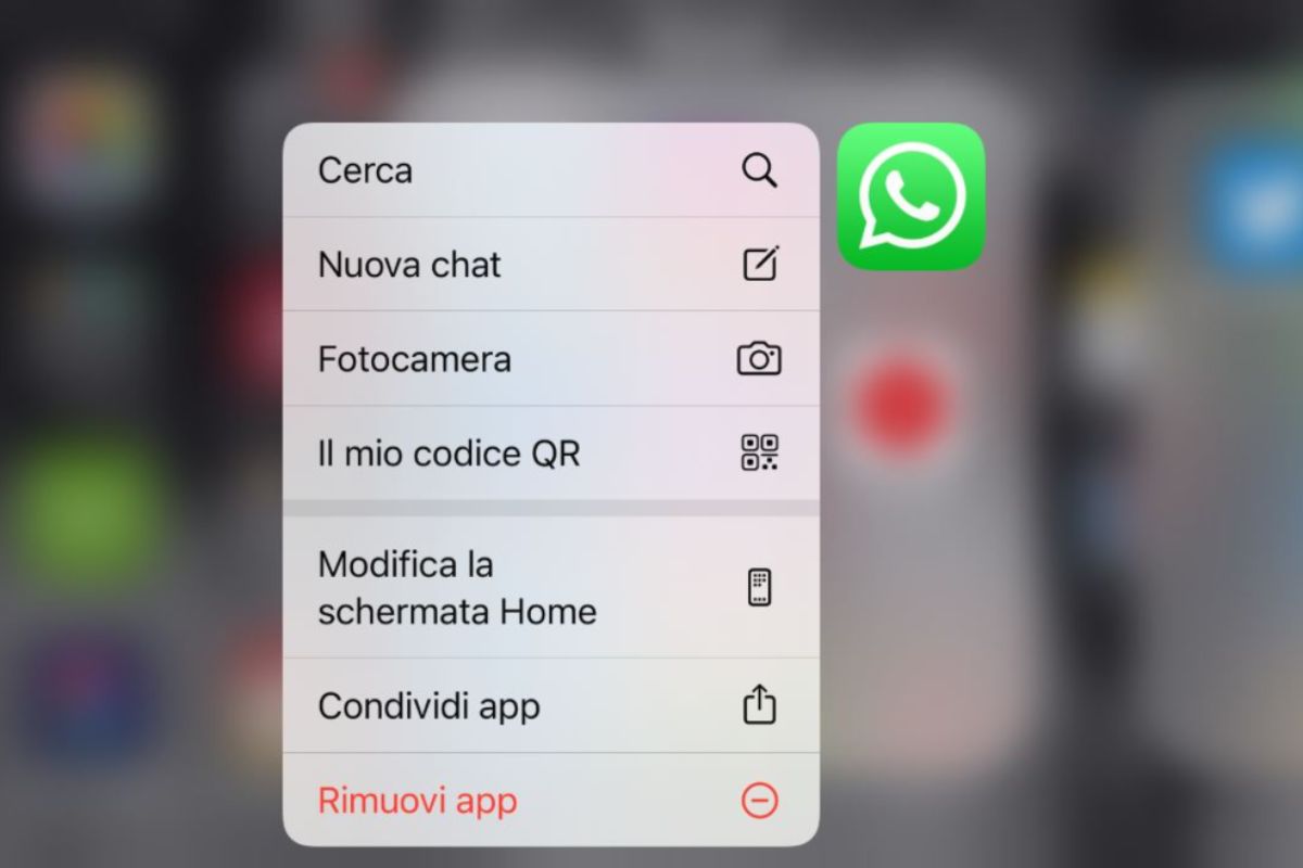 WhatsApp menù segreto