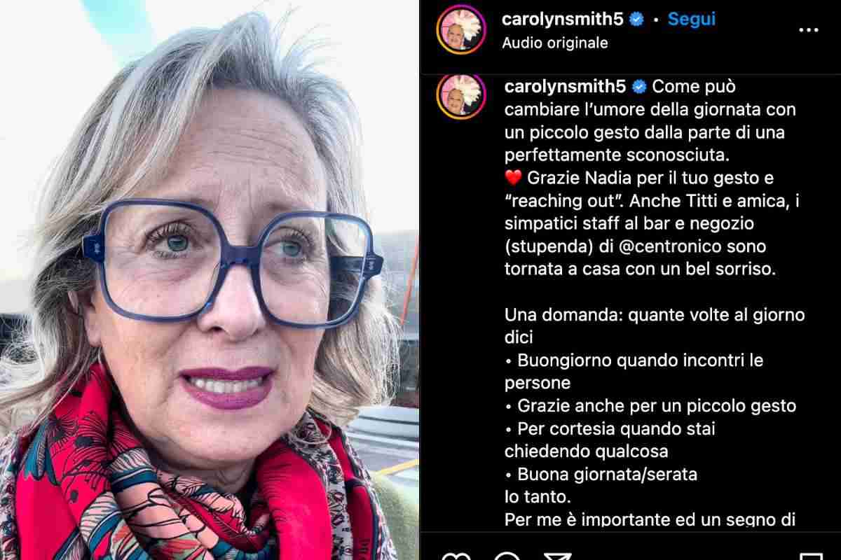 Carolyn Smith confessione shock