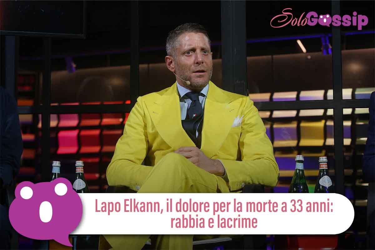 Lapo Elkann dolore morto a 33 anni